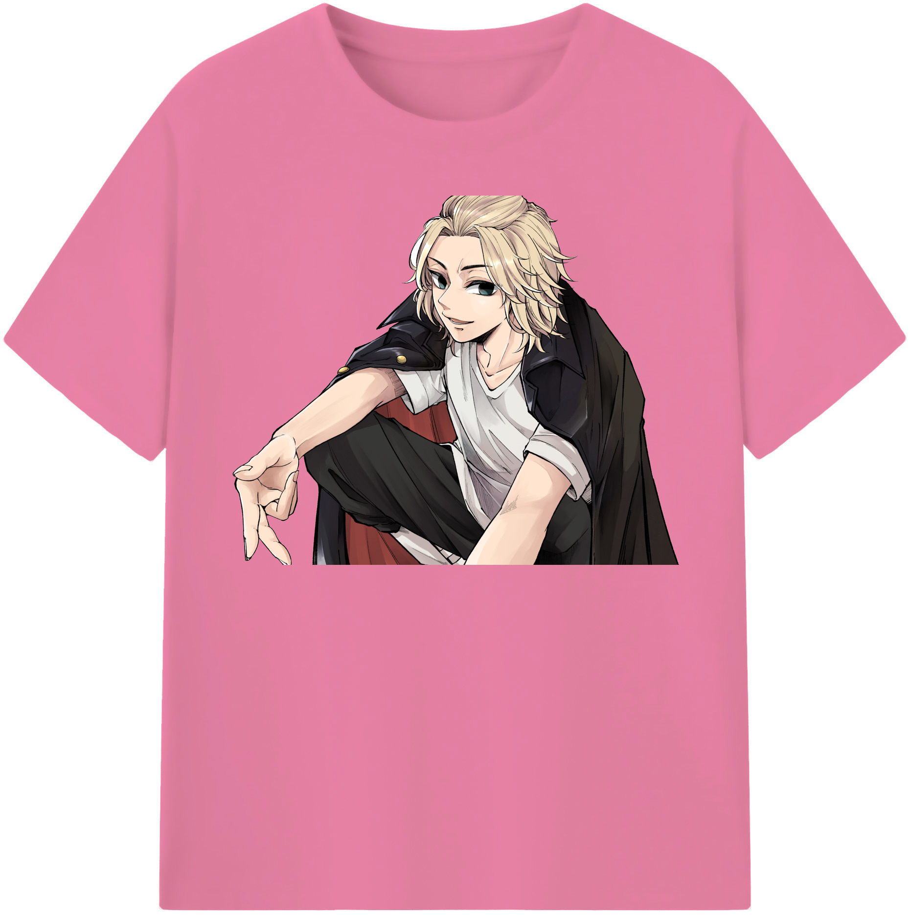 （画像用） 東京リベンジャーズ Tokyo Revengers 綿100％半袖Tシャツ（フロントプリント）
